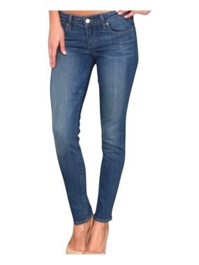PAIGE Monica Skyline Mid-Rise Ankle Peg Denim Jeans, Size 31.